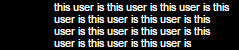 'this user is this user is this user is this user is this user is this user is this user is this user is this user'