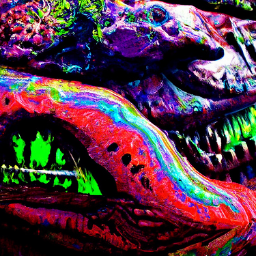 oil slick wet tongue