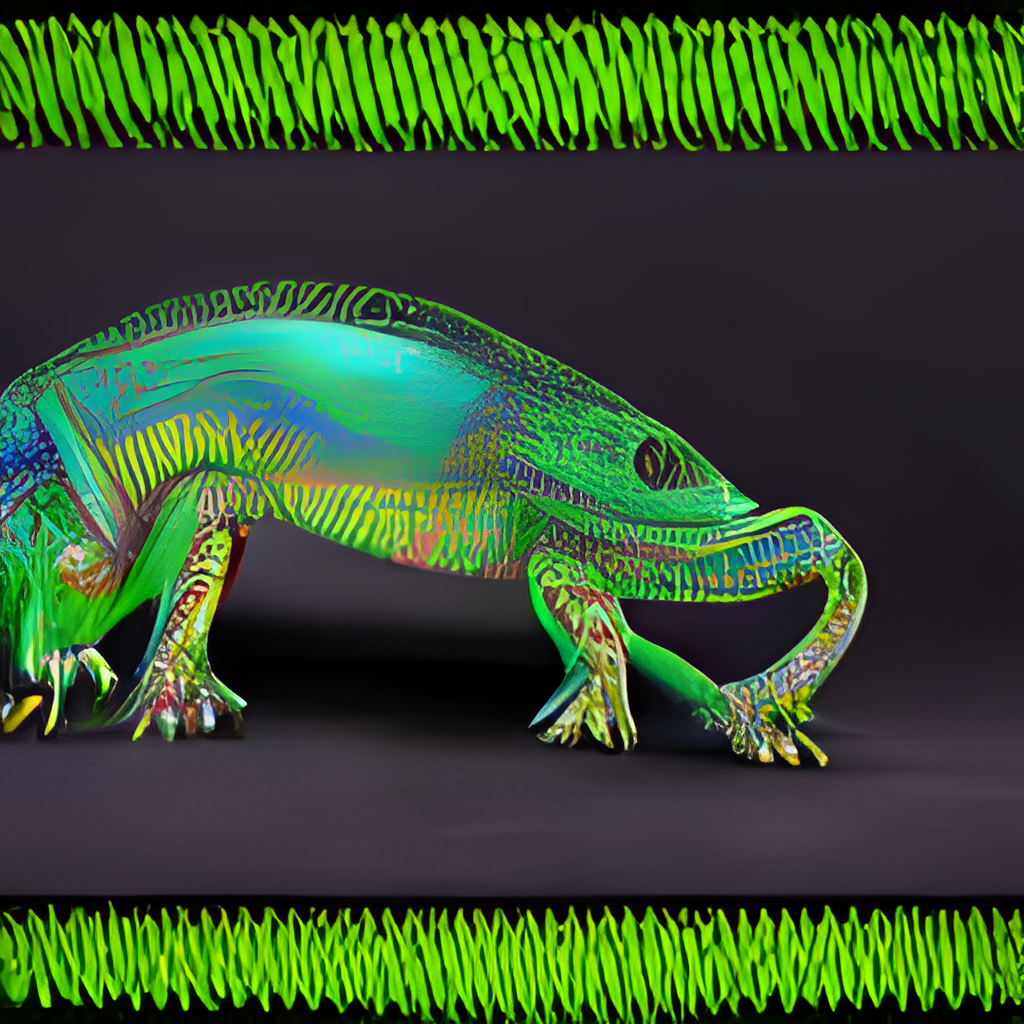 green lizard