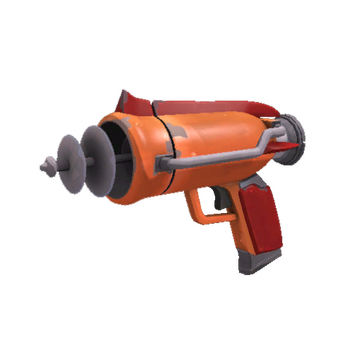a futuristic pistol