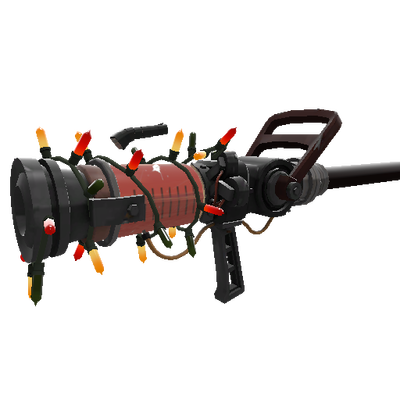 cylindrical beam emitter filled with red juice