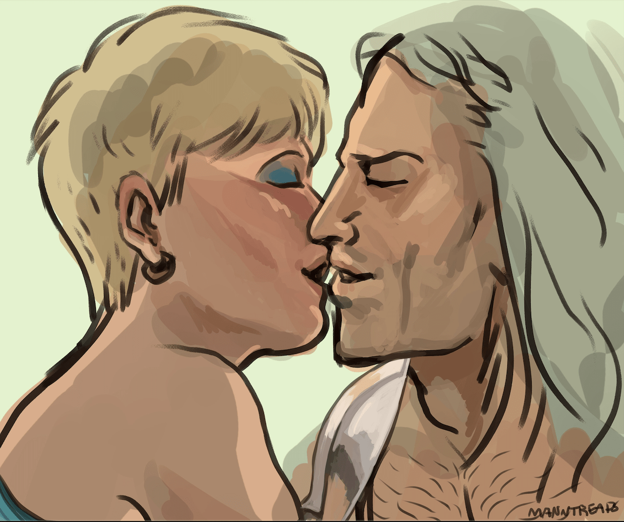 astral and teresa making out